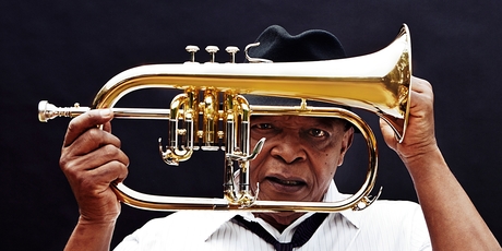 South African trumpet payer Hugh Masekela has been named as one of the headliners of next year's Womad festival. Photo / Supplied