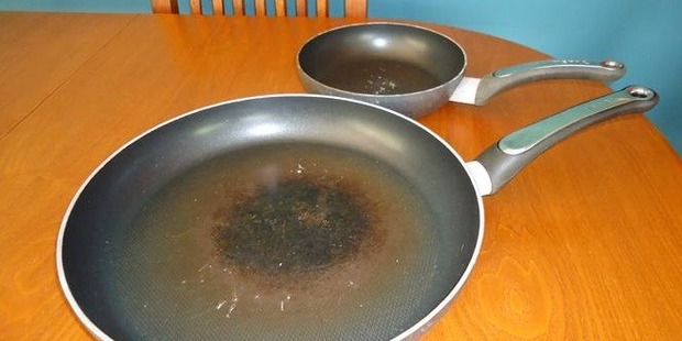 Some people will try and sell anything on Trade Me. The description reads: "Tefal, very used. May be useful for flatting or camping." Photo / Supplied
