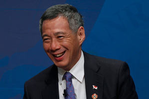 Singapore Prime Minister Lee Hsien Loong believes New Zealand and Singapore can do more together. Photo / AP