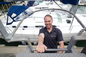Gavin Dakars from Marine Electrics is struggling to find qualified workers. Photo / Richard Robinson