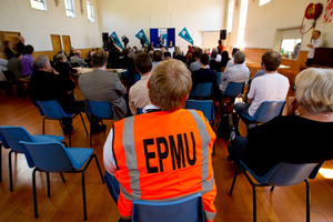 The EPMU jobs conference held in Grafton. Photo / Dean Purcell