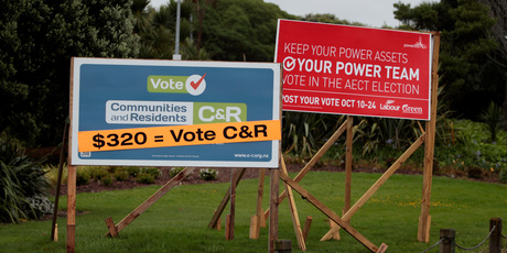 Voting papers have gone out to elect members of the AECT. Photo / Michael Craig