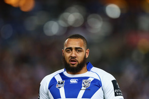 Sam Kasiano of the Bulldogs makes his debut for the Kiwis this weekend. Photo / Getty Images