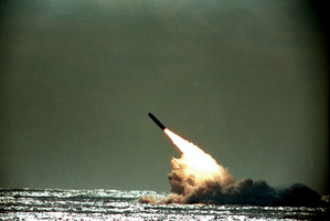 Nuclear-powered submarines carrying long-range ballistic missiles with multiple nuclear warheads were really designed for retaliation from the grave. Photo . AP