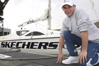 Michael Perham by his yacht Cheeky Monkey in 2007. Photo / Supplied Michael Perham by his yacht Cheeky Monkey in 2007. Photo / Supplied