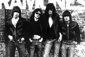 Tennis shoes were an integral part of The Ramones' grungy punk rock look.