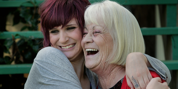 Grandmother and foster mother Diane Vivian (right) with granddaughter Danielle Vivian, 19, will appreciate the financial help. Picture / Brett Phibbs