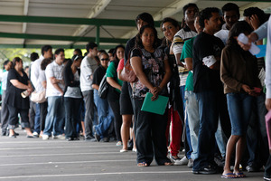 The number of unemployed New Zealanders in the 15- to 24-year-old bracket stands at 61,700. Photo / Christine Cornege
