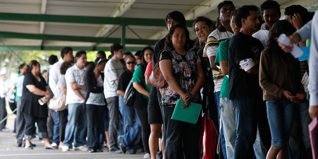 The number of unemployed New Zealanders in the 15- to 24-year-old bracket stands at 61,700. Photo / Christine Cornege