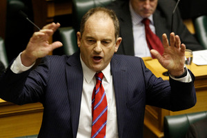 David Shearer has scored an own goal over the alleged GCSB video mentioning Kim Dotcom. Photo / Mark Mitchell