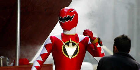 Filming of the Power Rangers series has returned to Auckland after two years. Photo / Glenn Jeffrey