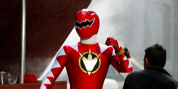 Filming of the Power Rangers series has returned to Auckland after two years. Photo / Glenn Jeffrey
