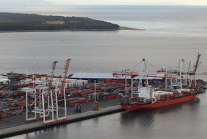 A man's foot was severed after it got caught in a winch at the Port of Tauranga today. File photo / Bay of Plenty Times