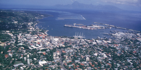 Papeete's picturesque harbour is a working port and also now has a wonderful harbourside promenade. Photo / Supplied