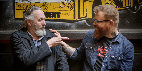 Bernie Griffen (left) and Adam McGrath. Photo / Ted Baghurst