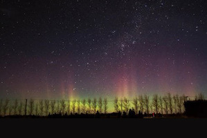 Andrew Dallow captured this photo of the Southern Lights (Aurora Australis) in July from Darfield, Canterbury. Photo / File