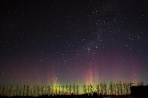 Andrew Dallow captured this photo of the Southern Lights (Aurora Australis) in July from Darfield, Canterbury. Photo / File
