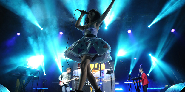 Kimbra performing on stage at Australia's Splendour In The Grass in July. Photo / Getty Images