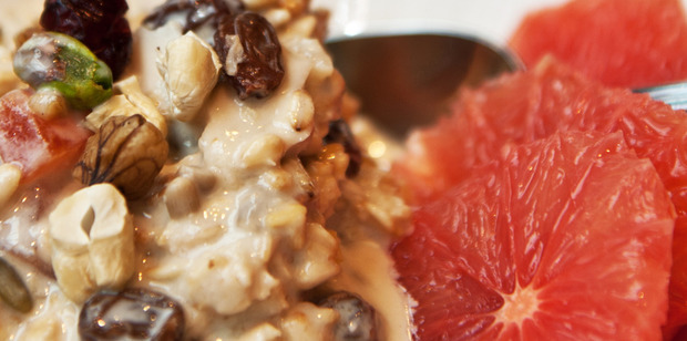 Bircher muesli. Photo / Jason Burgess