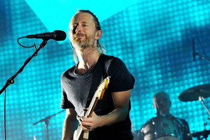 Thom Yorke of Radiohead performs live on stage in London. Photo / Getty Images