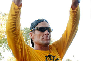 Lance Armstrong was scorned this week as a dope cheat whose seven Tour de France cycling triumphs are forever tainted. Photo / Getty Images.