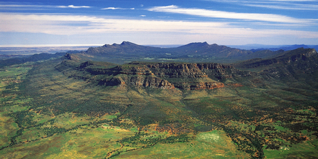 Paranormal tales abound about the unusual formation of Wilpena Pound. Photo / Supplied