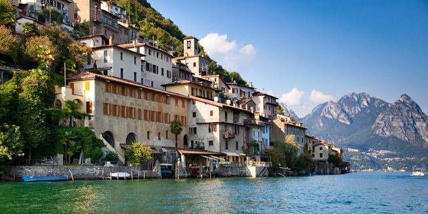 Take in the Italian Lake District by boat. Photo / Getty Images