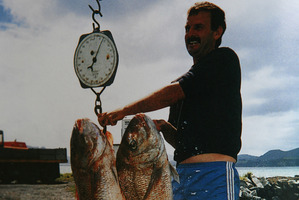Brent Pearson boated this pair weighing over 11 and 17kg 20 years ago in the Bay of Plenty.Photo / Supplied