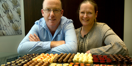 Tim and Sally Meikle of Colestown Chocolates have put all their resources into their business. Photo / Brett Phibbs