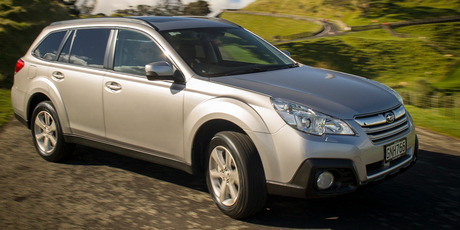 The 2013 Legacy sits slightly higher than the previous model. Photo / Ted Baghurst