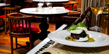 Toto's mozzarella entree with grilled vegetables. Photo / Babiche Martens