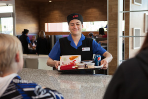 Table-service at KFC. Photo / Supplied