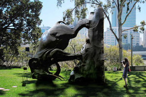 The artist's impression of the controversial sculpture. Photo / supplied