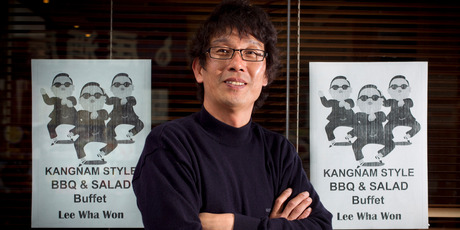 James Ahn has renamed his Takapuna restaurant after the hit by South Korean rapper PSY. Photo / Natalie Slade