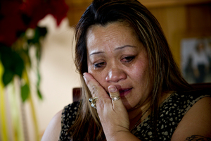 Ivoni Fuimaono, mother of Halatau Naitoko, mistakenly shot dead by police in 2009. Photo / Dean Purcell