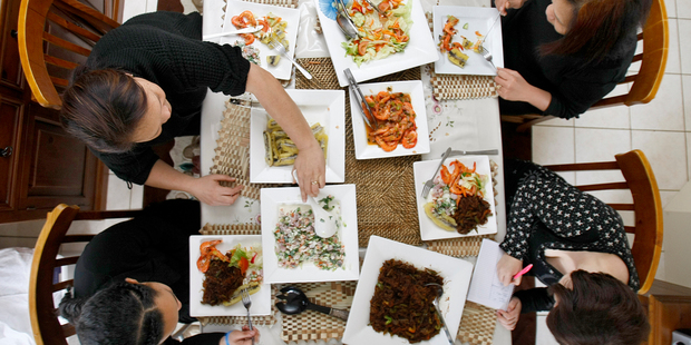 Cultures that believe families are built around the dining table are on to something. Photo / Steven McNicholl