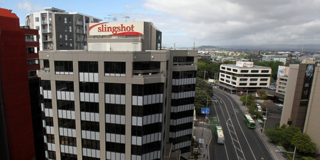 The Slingshot Building on Symonds Street, Auckland. Photo / Janna Dixon