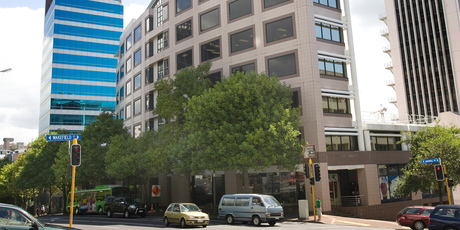 The Serious Fraud Office was formerly situated on the corner of Mayoral Drive and Wakefield Street in Central Auckland. Photo / Kenny Rodger