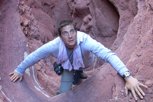 Bear Grylls will find you if you've been living under a rock. Photo / Supplied