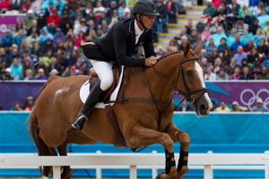 Andrew Nicholson in action at the Olympics. Photo / Brett Phibbs
