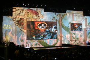 The Wonderbook and its launch title, Book of Spells, were given a grand introduction in June prior to the Electronic Entertainment Expo. Photo / Herald online