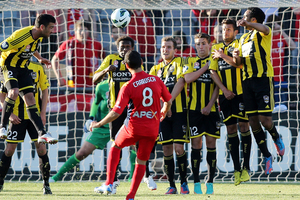 Three second half goals have ended the Phoenix's unbeaten streak in the 2012 A-league after they were beaten 3-1 by Adelaide United in Adelaide tonight. Photo / Getty Images.