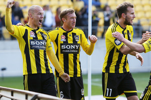 While the Wellington Phoenix are unbeaten after the opening three rounds of the A-League the next month looms as the first defining chapter of their season. Photo / Getty Images.