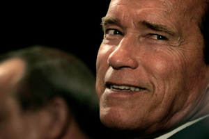Arnold Schwarzenegger is lookign to return as Conan, the role that first made him famous. File photo / AP