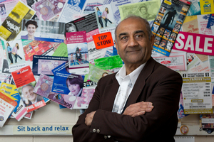 Doug Patel says technology has eroded the market for letterbox drops. Photo / Sarah Ivey