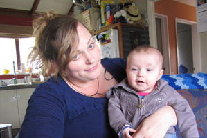 Catherine Owen, with 18-week-old Brianny, says several people have told her to lay a complaint. Photo / APN
