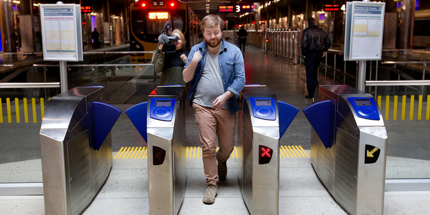 The integrated ticketing gates go live tomorrow. Photo / Steven McNicholl