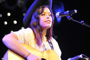 Kylie Price got a standing ovation from the New Zealand's Got Talent judges. Photo / Otago Daily Times