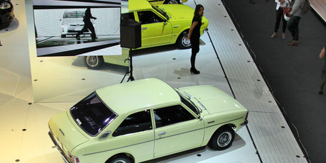 Toyota looks to the past with Corolla display "What is Toyota thinking?" growled a representative of a rival company. "Car shows are for looking forward, not looking back."