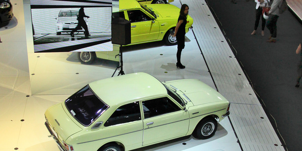 Toyota looks to the past with Corolla display "What is Toyota thinking?" growled a representative of a rival company. "Car shows are for looking forward, not looking back."